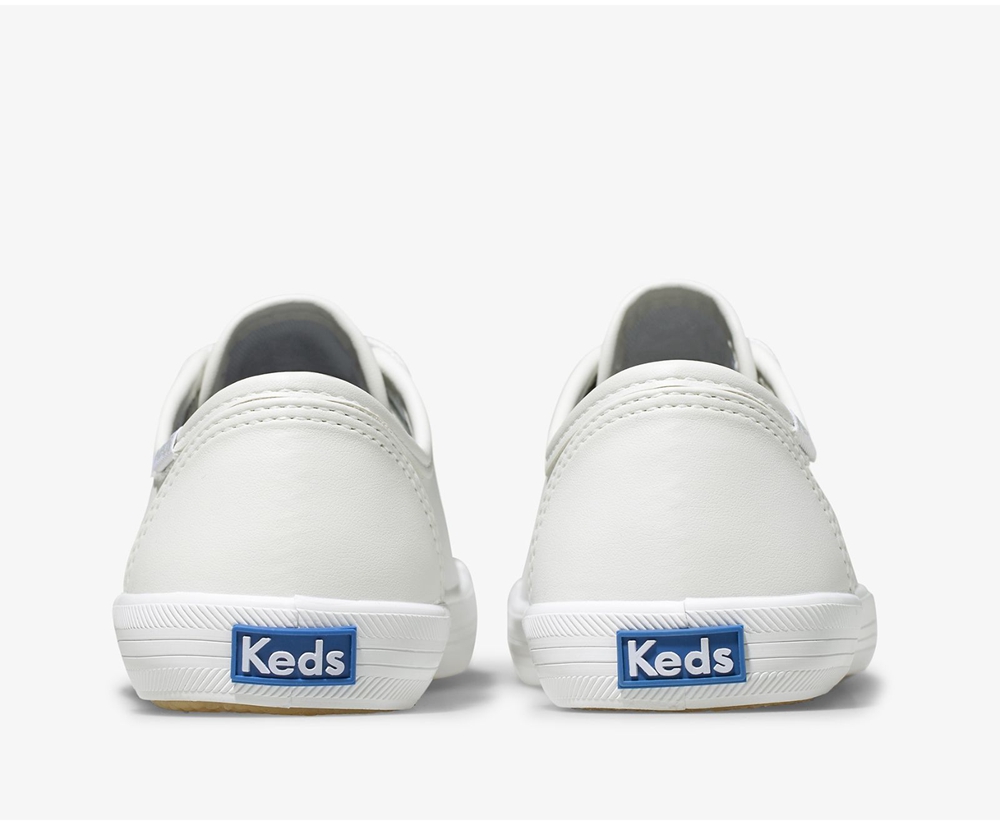 Πανινα Παπουτσια Παιδικα - Keds Kickstart - Λευκα - SUZGR4957